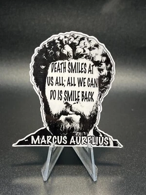 VITRAL DESIGNS Marcus Aurelius Quote Stickers