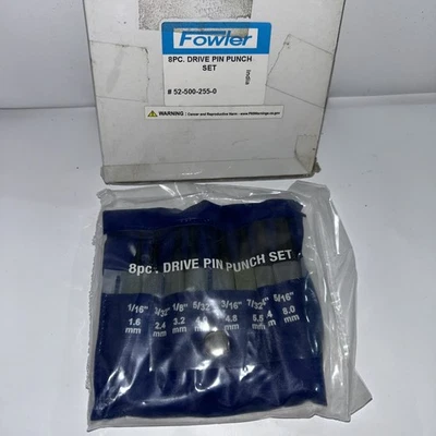 Набор из 8 приводных штифтов Fowler — 52-500-255 - Изображение 1 из 3