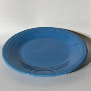 Fiesta Pfau türkis 10,5" Essteller eingestellte Farbe zerkratzt kein Chip - Bild 1 von 5