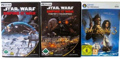 Star Wars Empire at War + Forces of Corruption und Port Royale 3 PC-DVD Games - Bild 1 von 4