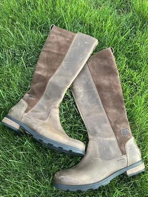 Sorel Womens 8 Emelie Tall Riding Boots Waterproof  - Image 1 of 4