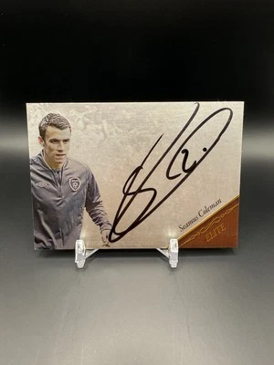 Seamus Coleman Futera Elite Rare On Card Auto /35 Everton Skipper - Image 1 of 2