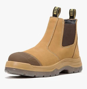 ROCKROOSTER Gammon 6" Steel Toe Men's Working Boots, Slip On  Safety Shoes - Picture 1 of 10