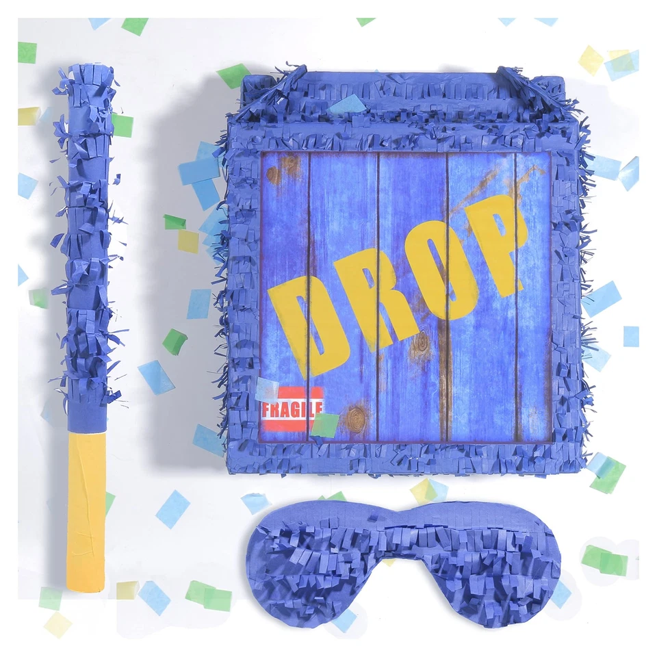 Drop Box Piñatas Boombox, Hecho a Mano México Fiesta Piñatas Boom Box para Nacimiento... Foto 1 de 4