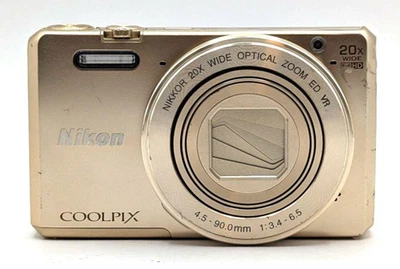 Nikon COOLPIX S7000 gold 16.0MP 20x Compact Digital Camera English Japan - Image 1 of 4