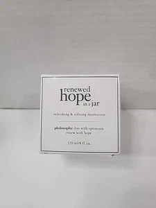 New Philosophy Renewed Hope in a Jar Water Cream Hyaluronic Glow Moisturizer 4oz - Picture 1 of 4