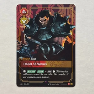 Darius Hand of Noxus 253/298 Riftbound League Of Legends Origins Rare Foil NM - Picture 1 of 2