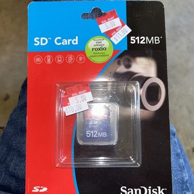 SanDisk 512 Mb New ! Nos SD Card - Image 1 of 4