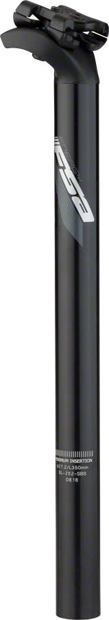 FSA Energy Sb20 Seatpost 27.2 X 350mm Gray Graphic Black