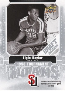 2009-10 Draft Edition ELGIN BAYLOR Tournament Titans insert card #TT-EB Redhawks - Picture 1 of 2
