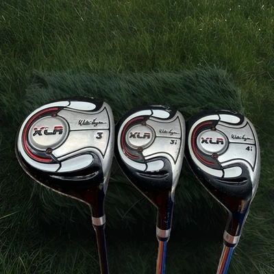Walter Hagen XLR 3 Wood / 3 Iron Hybrid / 4 Iron Hybrid Regular Stiff Flex Lot - Image 1 of 4