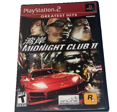 Midnight Club II - Sony PlayStation 2, 2003 | PS2 | Greatest Hits | RESURFACED! - Image 1 of 4