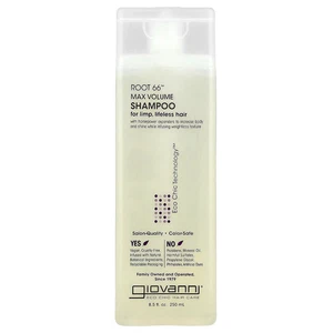 GIOVANNI Root 66 Maximum Volume Shampoo for Every Day Use, Sulfate Free,8.5 floz - Picture 1 of 4