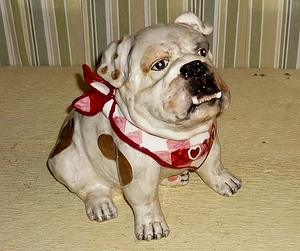 Bandana Blue Sky Clayworks Bulldog Cuore Rosso - Penelope di Heather Goldminc - Foto 1 di 9