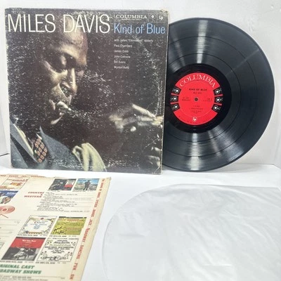MILES DAVIS - KIND OF BLUE LP VINYL 1959 MONO CL1355  Misprint 1ST PRESS VG - Image 1 of 4