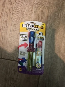 BRITE-LITES Build a Blox Aktivität Taschenlampe mit 24 Bonusblöcken Neu - Bild 1 von 5