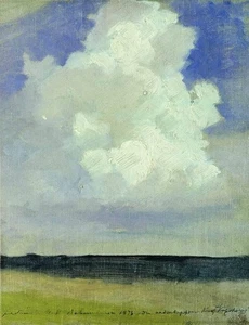 Isaac Levitan Cloud 1878 17"x 22" Archiv Kunstdruck - Bild 1 von 1