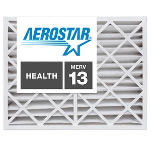 Aerostar 16x20x4 AC and Furnace Filter - Merv 13, Box of 12 - Picture 1 of 6