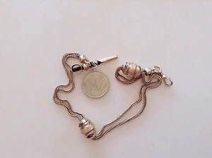 ANTIQUE XIX CENTURY 17,50 GR.18 K. GOLD POCKET WATCH CHAIN - Picture 1 of 6