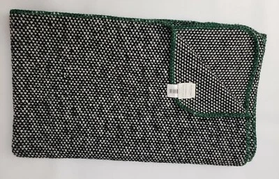 Hearth & Hand with Magnolia Black Woven Stitched Edge Throw Blanket 60x50  - Image 1 of 3