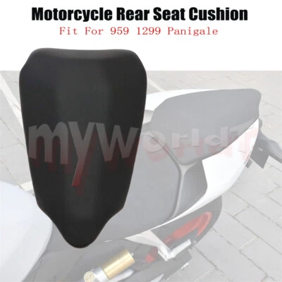 Black Rear Passenger Seat Pillion Cushion Fit For DUCATI 959 1299 Panigale R S - Image 1 of 4