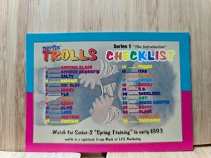 Norfin TROLLS🏆 Series 1 #50 1992 Trading Card 🏆FREE POST - Bild 1 von 2
