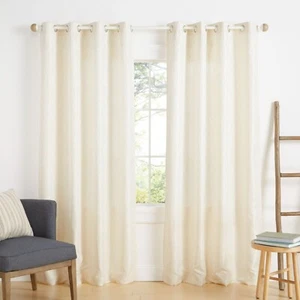 Exclusive Home Finesse Branch Print Grommet Top Curtain Panel Pair, 54"x84" - Picture 1 of 7
