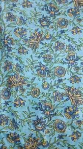 25 Yard Hand Block Print Handmade Cotton Indian Natural Sewing Crafts Fabric Lot - Picture 1 of 3