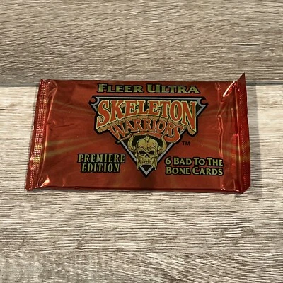 Tarjetas coleccionables Fleer Ultra vintage - Skeleton Warriors - Edición estreno - Foto 1 de 2