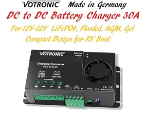 Votronic LiFePO4 B2B 12V-12V DC to DC Battery Charger Booster Charging Converter - Picture 1 of 4