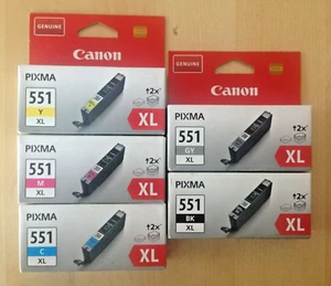 Original Canon Tinten Multipack - CLI-551 XL CMYK + XL GRAU (INKL. MWST) VERPACKT - Bild 1 von 1