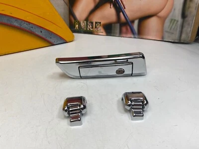 🔥OEM 14-23 Harley Touring Chrome Tour Pak Hinge & Latch Kit🔥 - Image 1 of 4