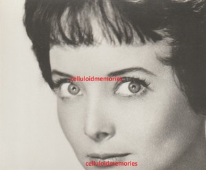 Original NBC Telop Bump Card Promo Photo 1950's Carolyn Jones DBW # 2