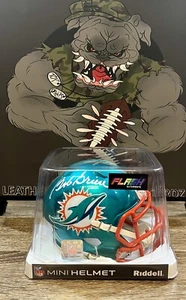 BOB GRIESE AUTOGRAPH MINI FLASH ALT HELMET DOLPHINS LGD JSA  AUTHENTICATION - Picture 1 of 7