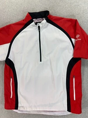 Footjoy Thorntree Country Club Half Zip Golf Pullover Jacket (Men's XL) White - Image 1 of 4
