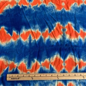 Super Soft Flowy Rayon Tie Dye Fabric, Sarong Weight, 55" x 2.75+ yards - Picture 1 of 4