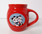 2021 Disney Mickey &amp; Minne Mouse Red Christmas Coffee Mug 12 oz