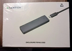 LENTION USB C to NVMe & SATA M.2 SSD Enclosure - Picture 1 of 3