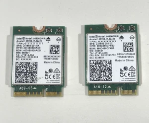 LOT OF 2 Intel 9560NGW Dual Band Wireless-AC 9560 Bluetooth 5.1 WIFI Card - Picture 1 of 2