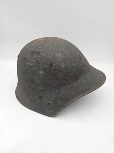WWII Swiss M18 Combat Helmet With Liner LEHMANN KURT 1940's - Picture 1 of 18