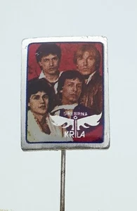 SREBRNA KRILA singing pop music group of Croatia, Yugoslavia, SILVER WINGS, pin - Picture 1 of 2