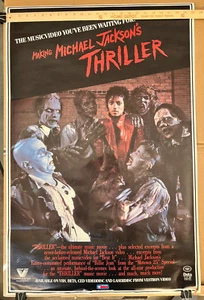 Making Michael Jackson's Thriller Video Promo Poster Vestron Original Art Layout - Picture 1 of 5