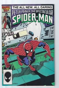 Peter Parker, The Spectacular Spider-Man #114 1986 Marvel Comics - Picture 1 of 2