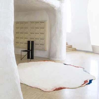 Hand-tufted Multi color rug for bedroom shaped rug Tufted rug 5x8 ft - Image 1 of 4