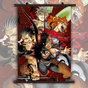 Póster de pared de anime con impresión HD de trébol negro decoración de habitación - Imagen 1 de 6