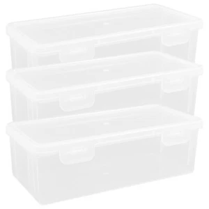 3 Pcs Seasoning Storage Tank Plastic Bread Container Breads Organizer - Picture 1 of 12