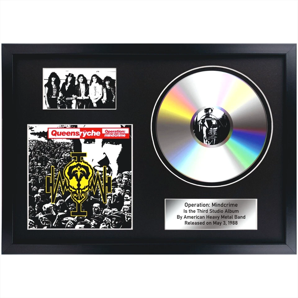 Queensryche - Operation: Mindcrime / Memorabilia / Souvenir in black frame - Image 1 of 4