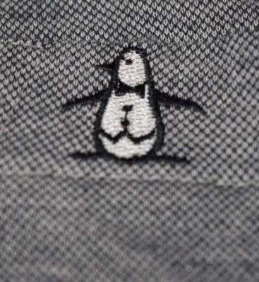 Пингвин рубашка винтажный Grand Slam Munsingwear размер M/L 80-х 90-х серо-поло гранж - Изображение 1 из 4