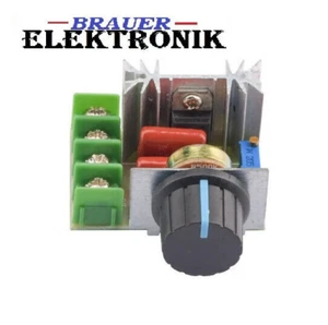 Drehzahlregler 220V AC 2000W Motor Speed Controller Spannungsregler Dimmer - Picture 1 of 3