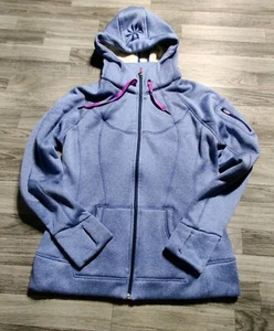 Athleta Lux Stronger Fleece Lined Running Hoodie Jacket Women's Size Large - Picture 1 of 16